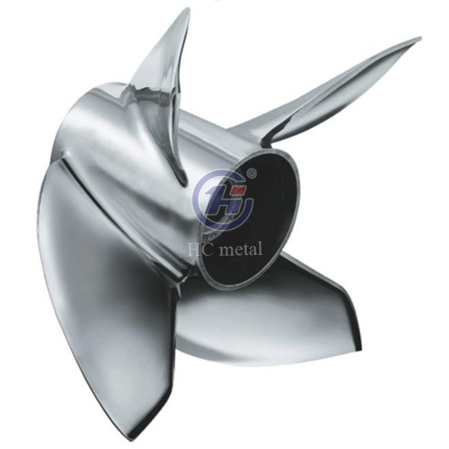 Custom titanium propeller for yachts